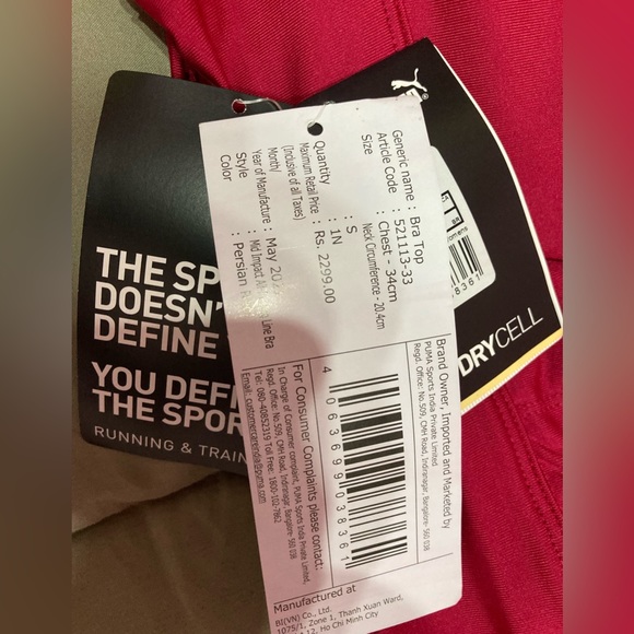 PUMA
Women Sports Lightly Padded Bra (Black) - Picture 6 of 7